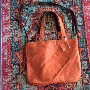 Smateria cross body shopper tote
